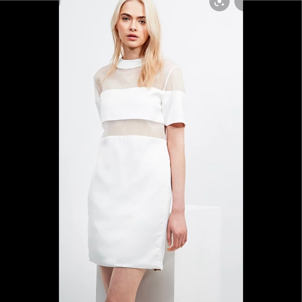 Solace London White Mini Dress